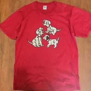 Jerzees Vintage 90s Combed Cotton 101 Dalmatians Penny Lucky Graphic Tee XL